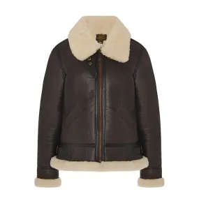 Cockpit USA Womens B-3 Sheepskin Bomber Jacket