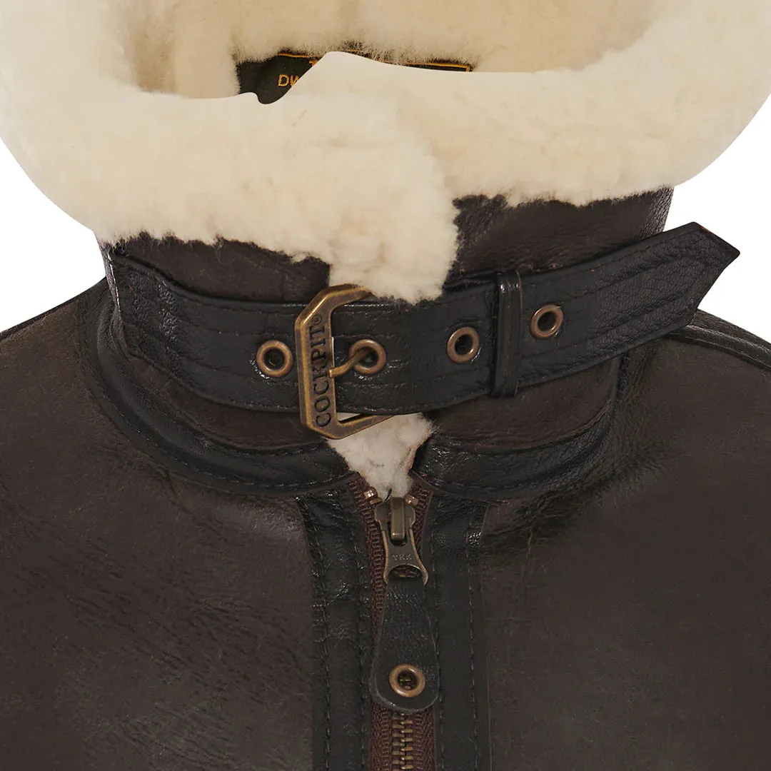 Cockpit USA Womens B-3 Sheepskin Bomber Jacket