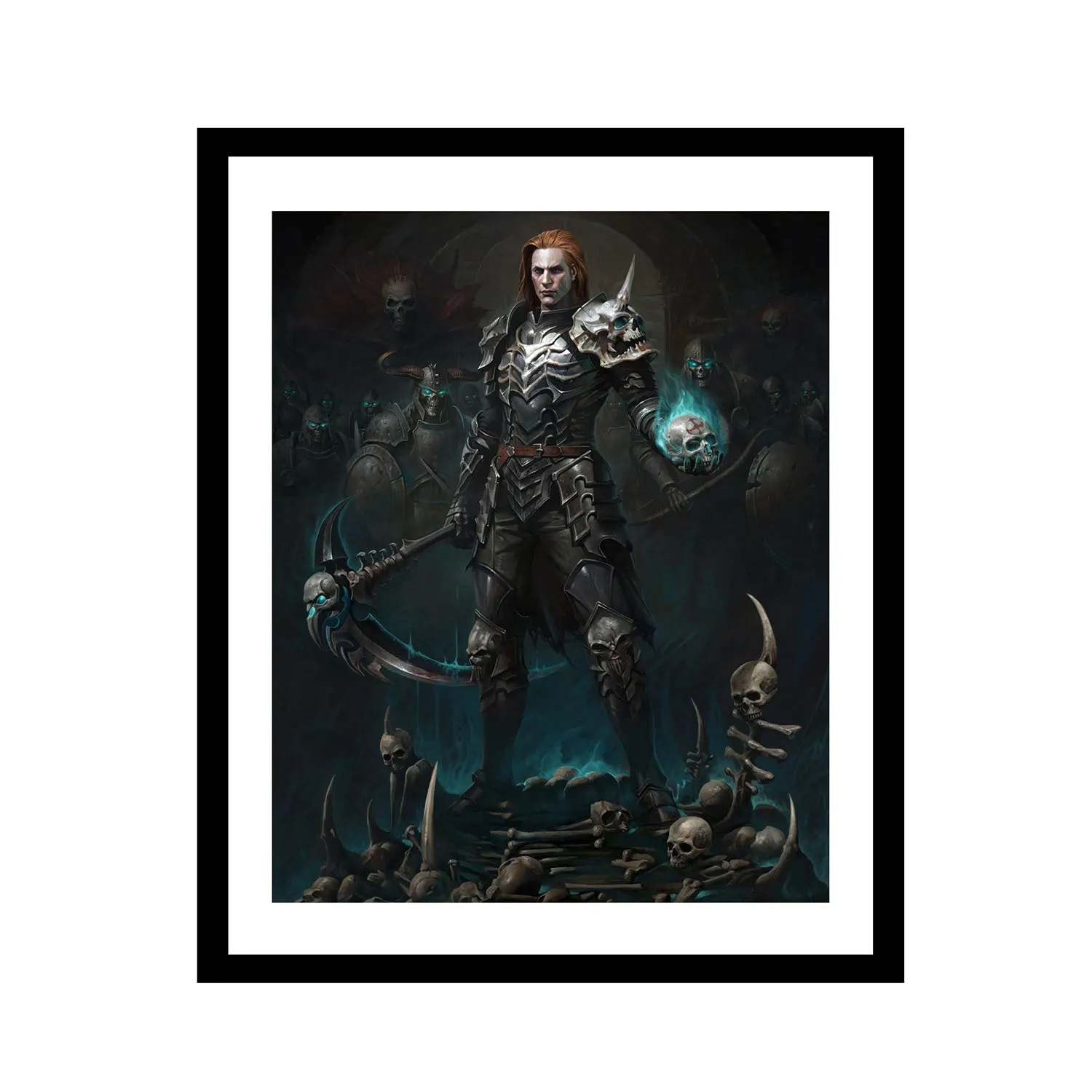 Diablo Immortal Necromancer 40.5x51cm Framed Art Print