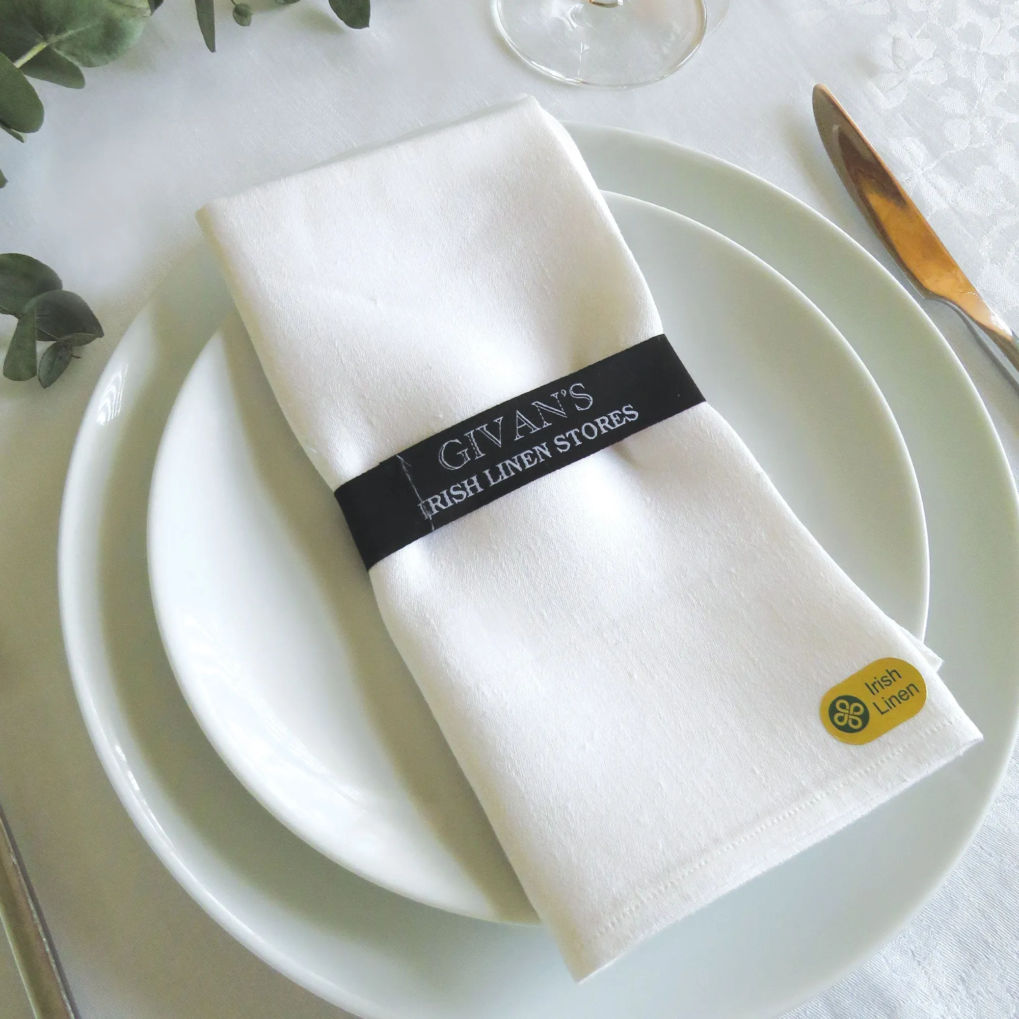 Double Damask Smooth Irish Linen Napkin
