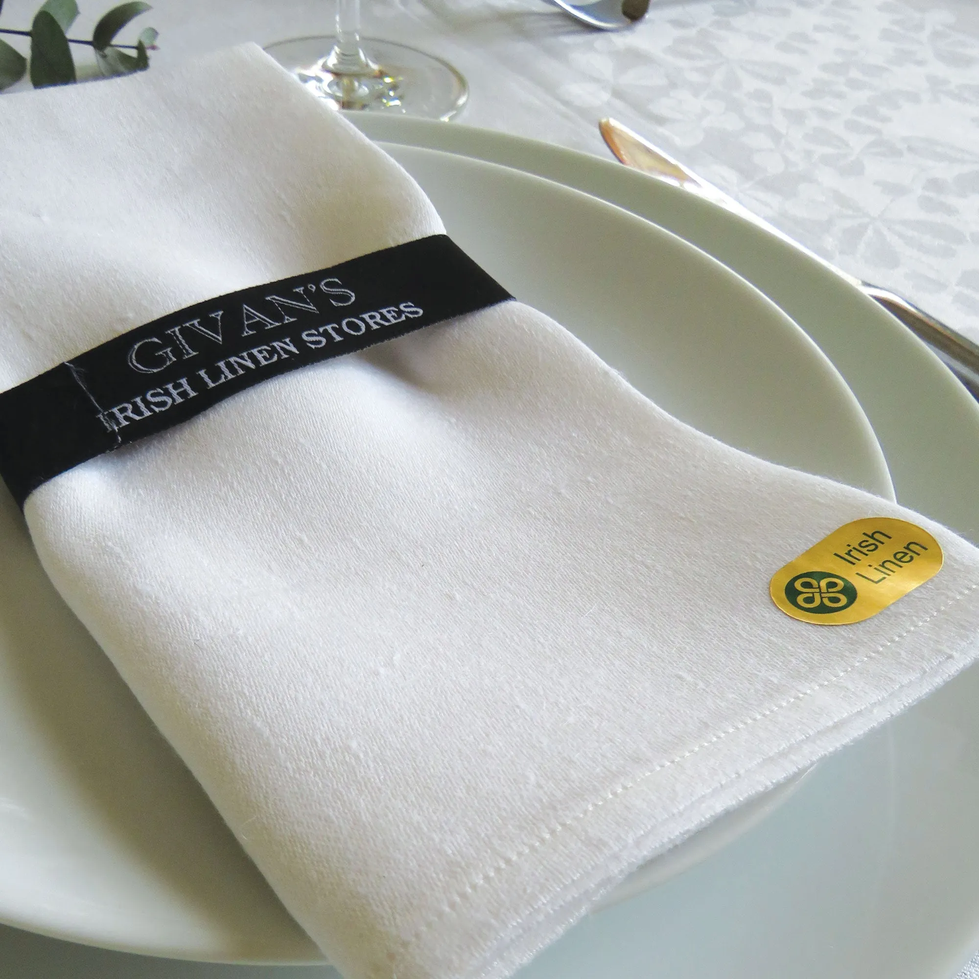 Double Damask Smooth Irish Linen Napkin