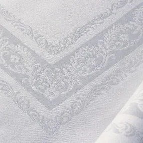 Fine Scroll Double Damask Irish Linen Tablecloth
