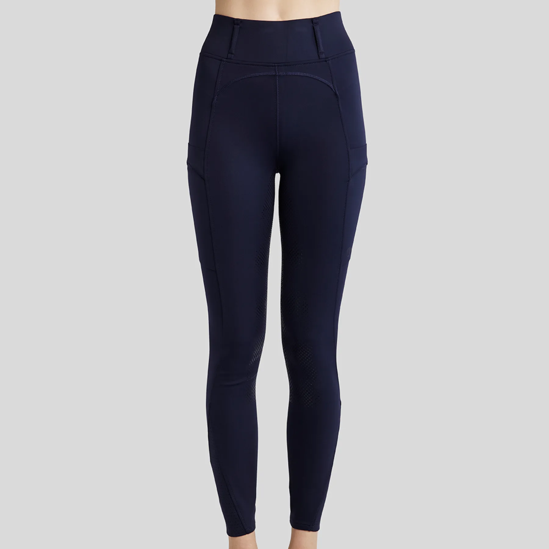 Montar MoZoe Ladies Compression Pull On Full Grip Leggings, Dark Navy
