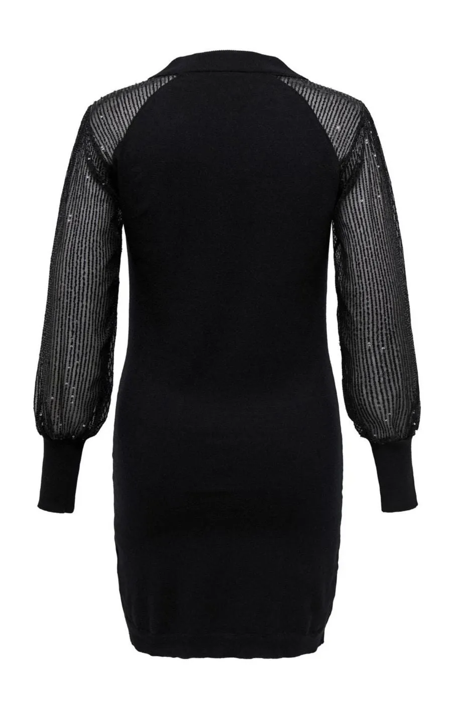 Only Carmakoma Naja Sequin Dress in Black